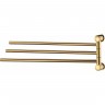 Держатель полотенец тройной WASSERKRAFT K-1033POLISHED GOLD K-1033PG