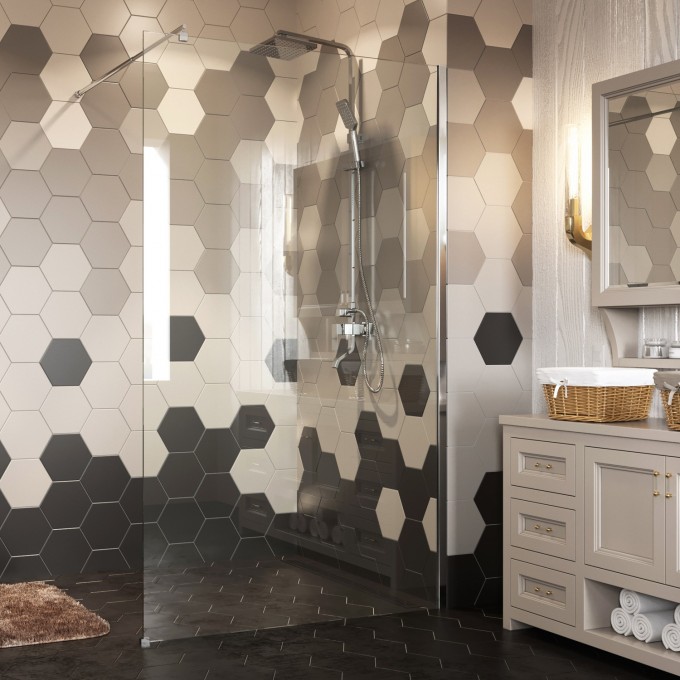 Душевая перегородка WASSERKRAFT ROSSEL 28W46