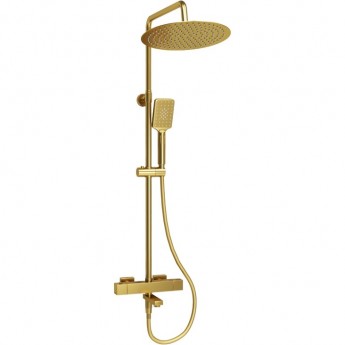 Душевой комплект с термостатическим смесителем WASSERKRAFT A199.262.201.BG THERMO