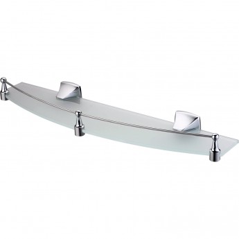 Полка стеклянная с бортиком WASSERKRAFT WERN K-2544