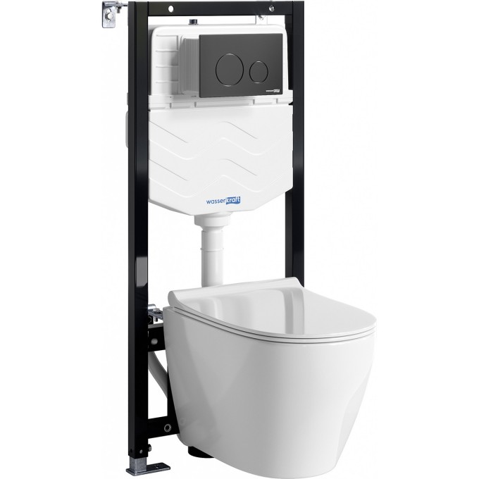 Система инсталляции с унитазом WASSERKRAFT ALLER 10TLT.010.ME.MB02.H002