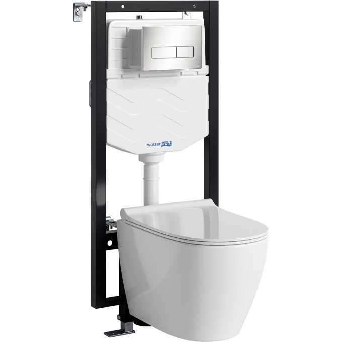 Система инсталляции с унитазом WASSERKRAFT VILS 56TLT.010.ME.BN03.H002