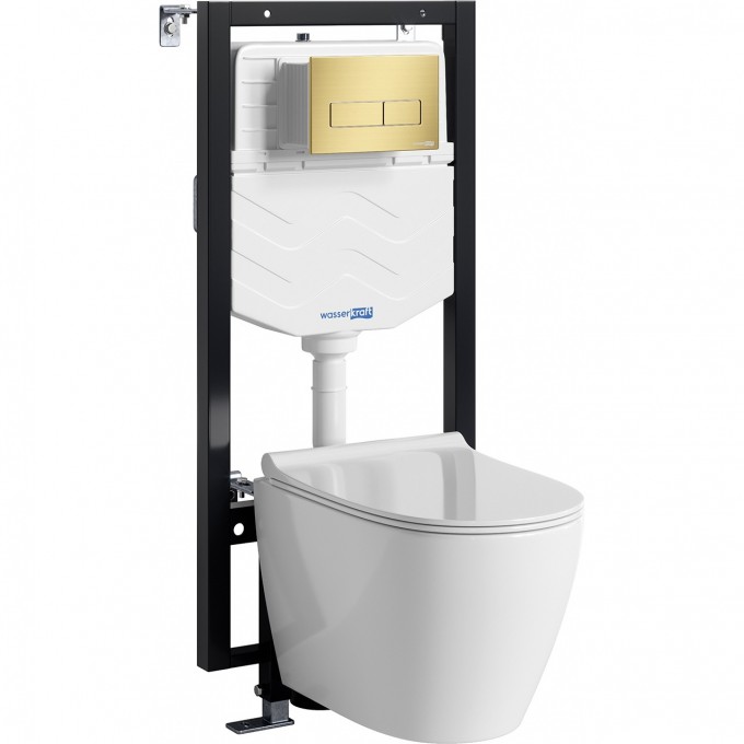 Система инсталляции с унитазом WASSERKRAFT VILS 56TLT.010.ME.MG03.H002