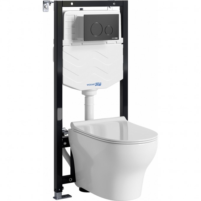 Система инсталяции с унитазом WASSERKRAFT ALLER 10TLT.010.ME.MB02.H001