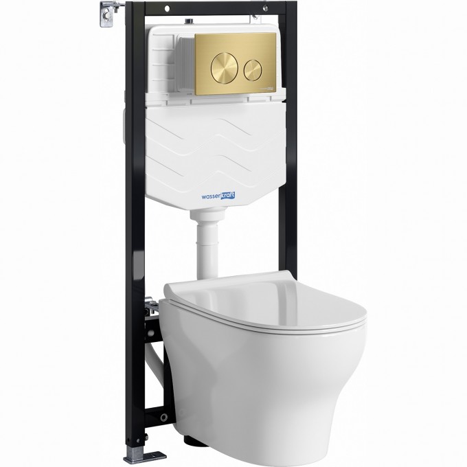 Система инсталяции с унитазом WASSERKRAFT ALLER 10TLT.010.ME.MG02.H001
