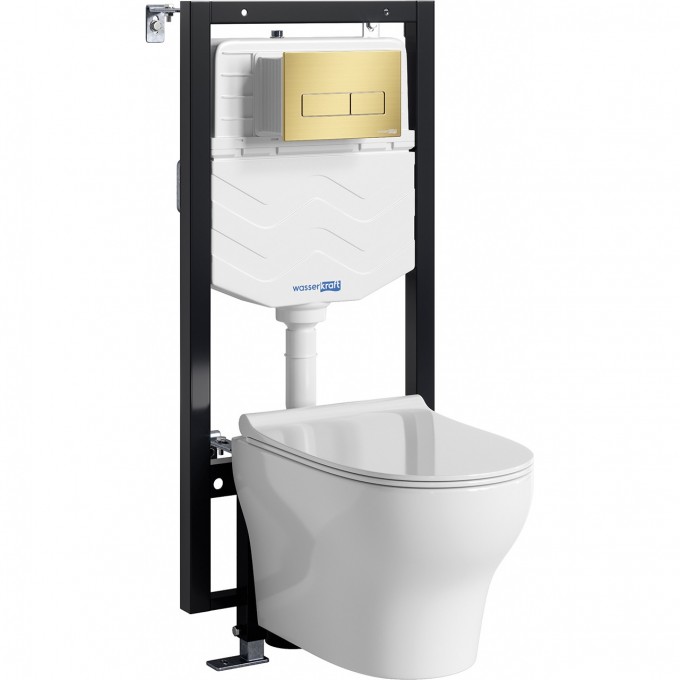 Система инсталяции с унитазом WASSERKRAFT VILS 56TLT.010.ME.MG03.H001